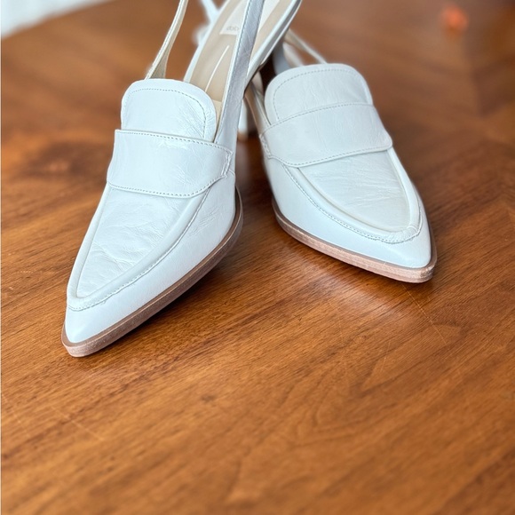 Dolce Vita Women's Cream Slingback Loafers - Picture 2 of 5